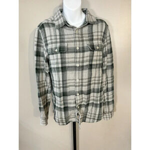 The North Face Shirt Mens Small Plaid Long Sleeve Button Up Flannel